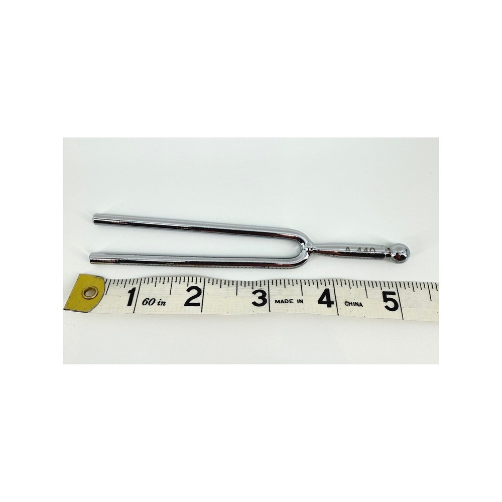 New Subang A 440 Hz Standard Tuning‎ Fork with Case SU0061 Silver Chrome Steel - Picture 2 of 6